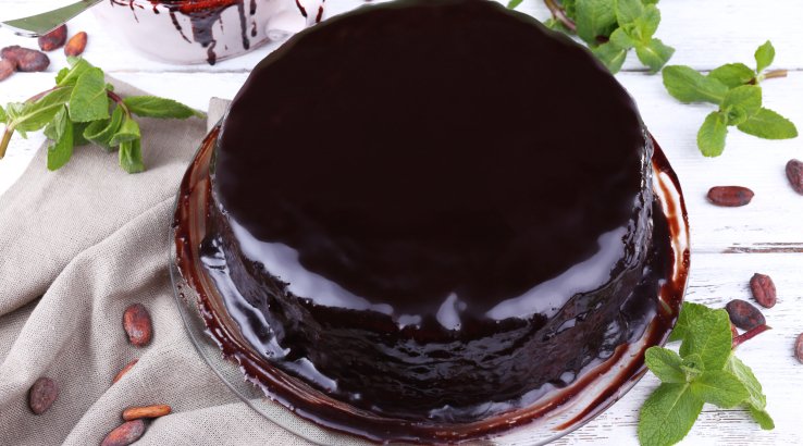 Шоколадний торт у мікрохвильовці