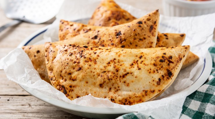 Сирні конвертики з лаваша