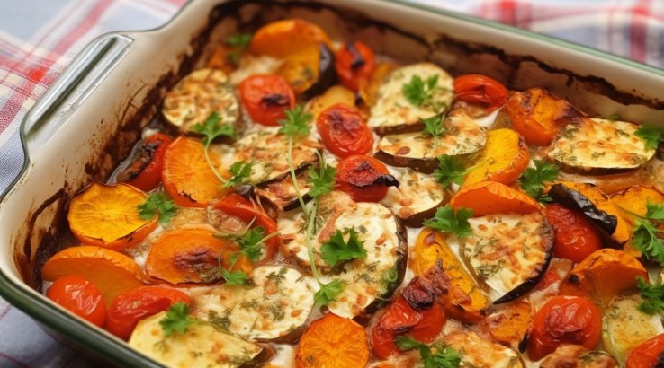 Морська риба запечена з солодким перцем