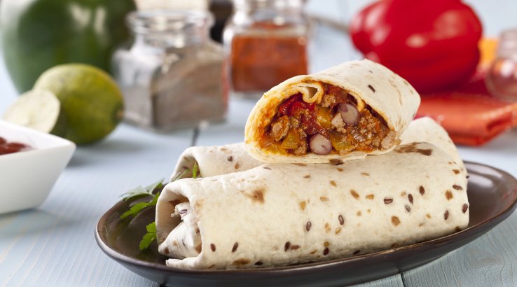 Бурито на вугіллі