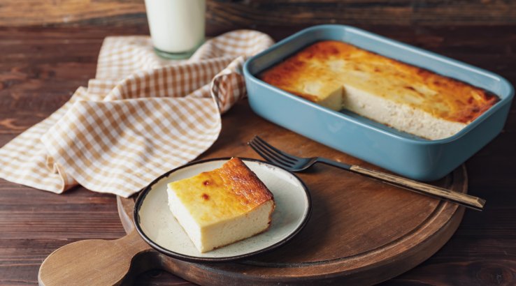 Запіканка з сиру та яблук без цукру