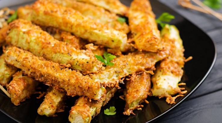 Хрусткі кабачки без олії