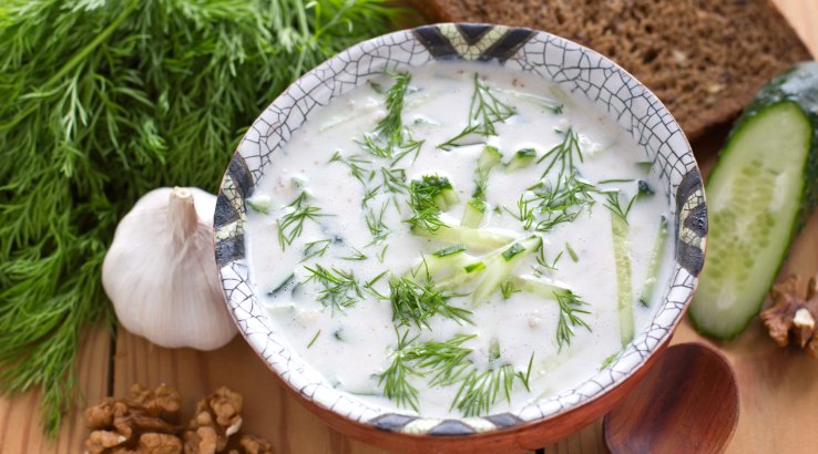 Веганська окрошка