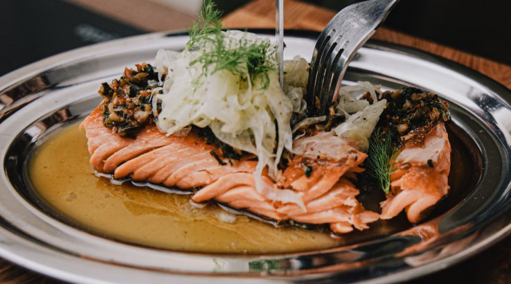 Філе форелі з фенхелем