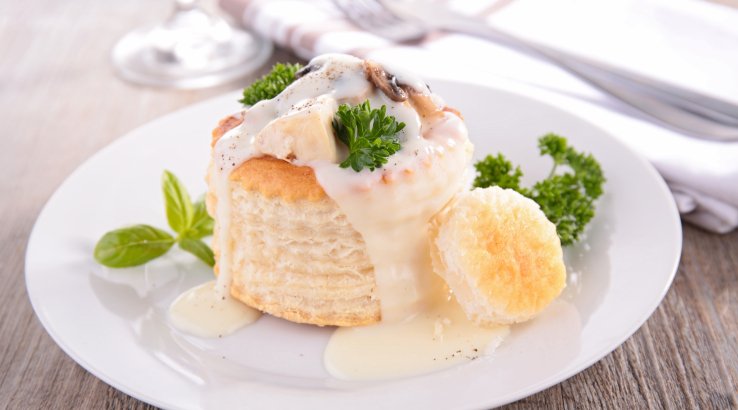 Волованы с творожной начинкой