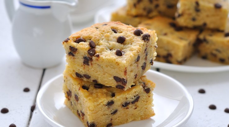 Пирог с овсянкой и шоколадом