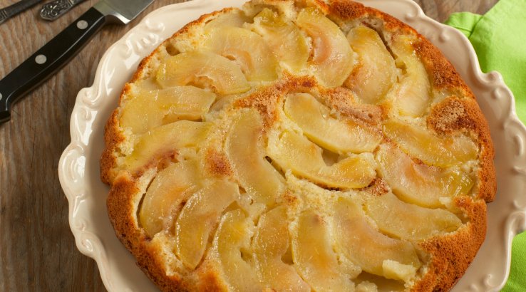 Швидкий яблучний пиріг