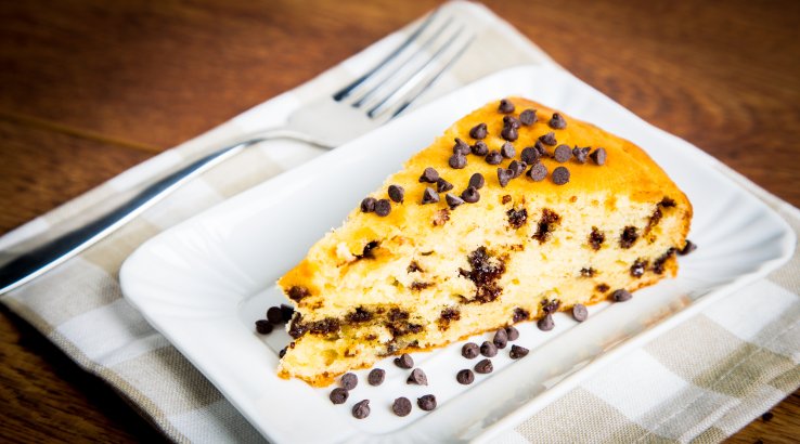 Сирний пиріг із шоколадом