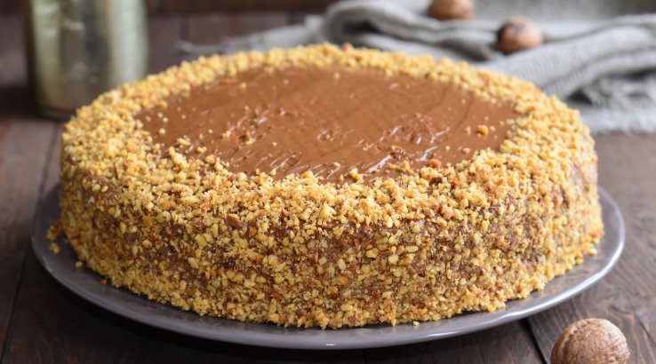 Вафельний торт з вареною згущівкою