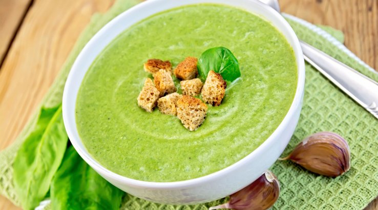 Крем-суп зі шпинату