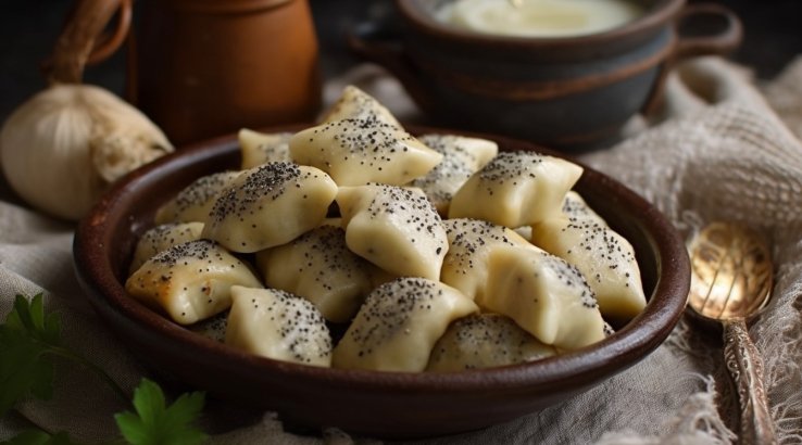 Ліниві вареники з маком