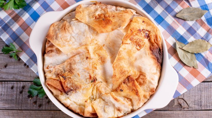 Яблучний пиріг крустад