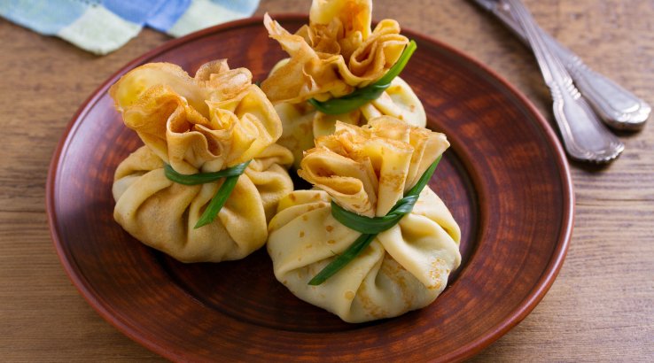 Мішечки з млинців