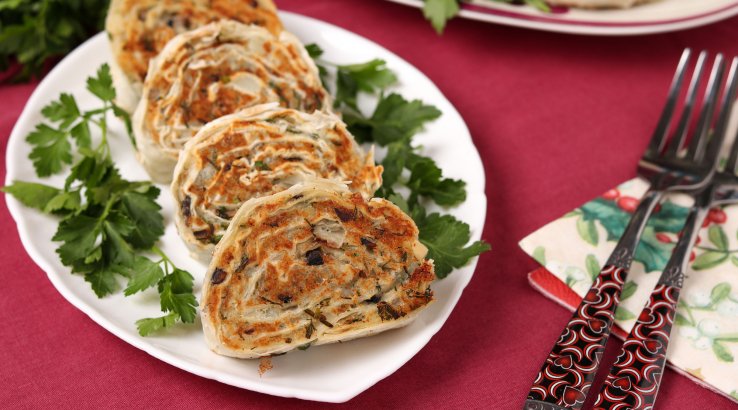 сирно-м'ясний рол з лаваша