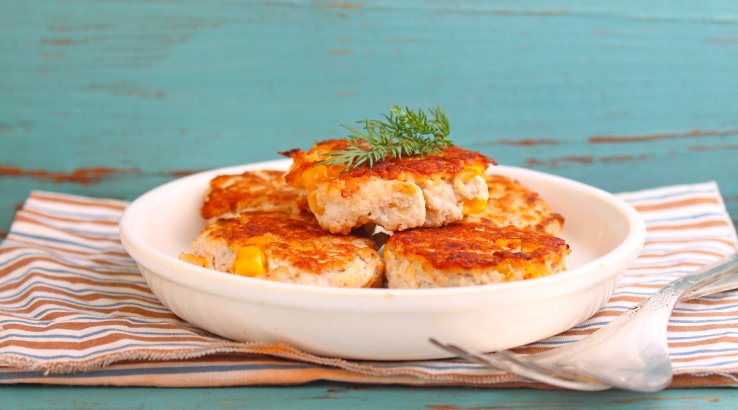 Рублені котлети з кукурудзою