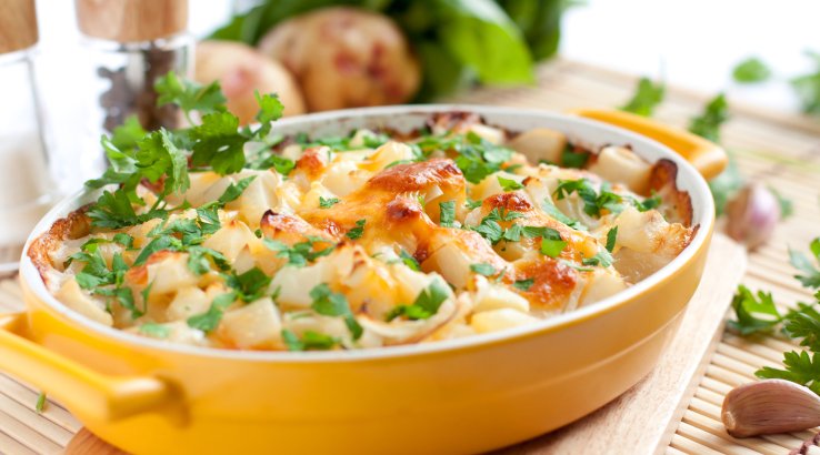 запіканка з молодої картоплі