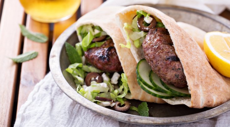 Бургер без булки в лаваші