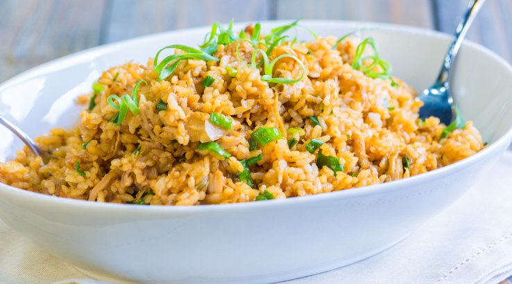 Рис с жареным луком