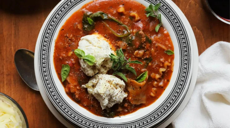 Корисний лазанья-суп