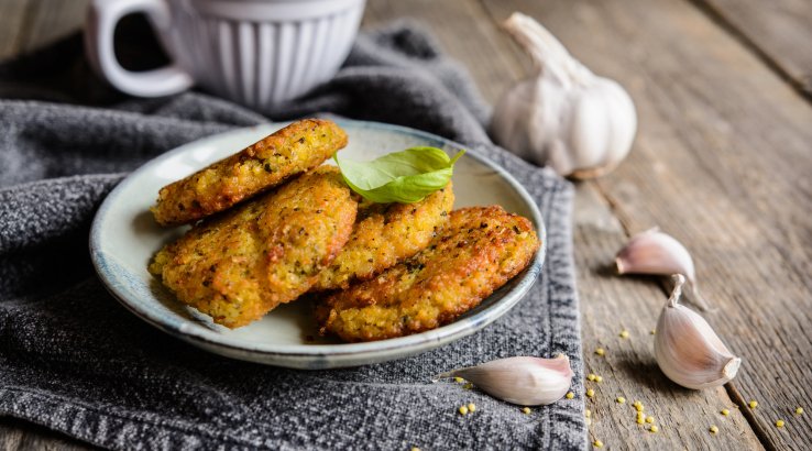 Картопляні котлетки з грибами