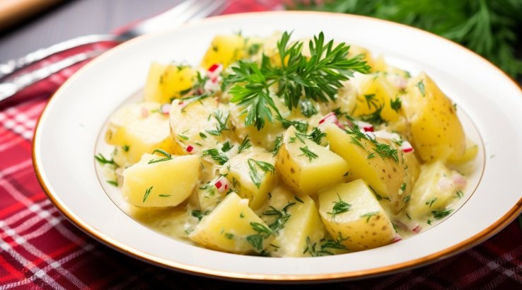 Картопляний салат по-віденськи