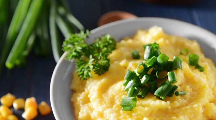 Кукурудзяна каша з сиром