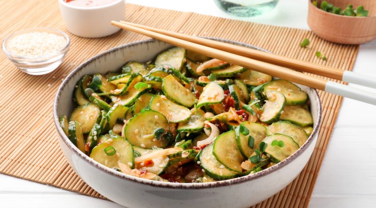 Огірки кімчі за 10 хвилин