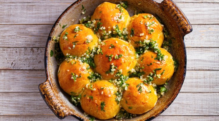 Пампушки з часником