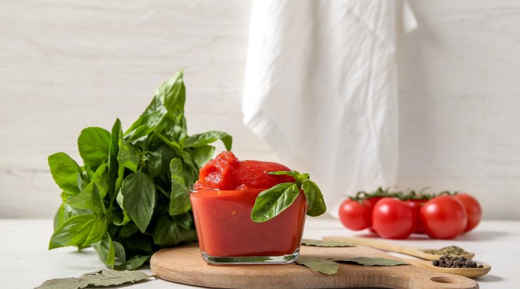 Італійський томатний соус з базиліком