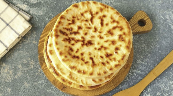 Ліниве хачапурі на сковорідці