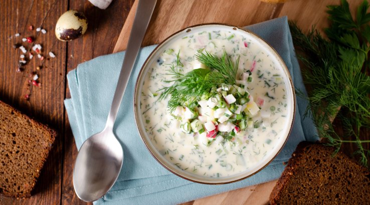 Окрошка на айрані