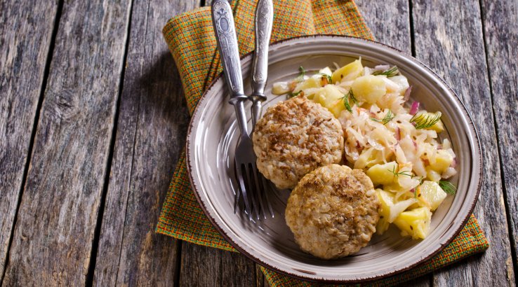 Котлети з рисом і пореєм