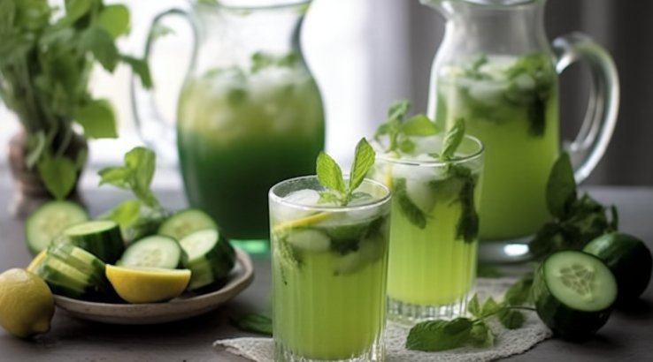 Шпріц з огірка та бузини