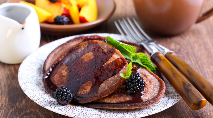 Шоколадні оладки з кисломолочним сиром