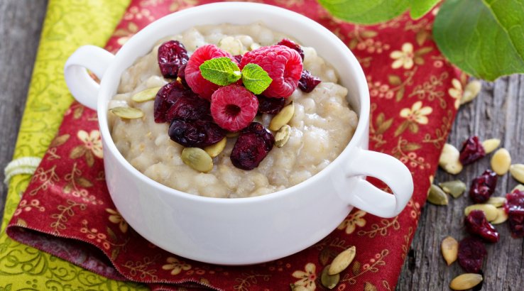 Перлова каша на молоці