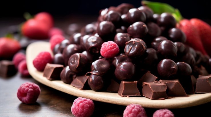 Ягоди в шоколаді