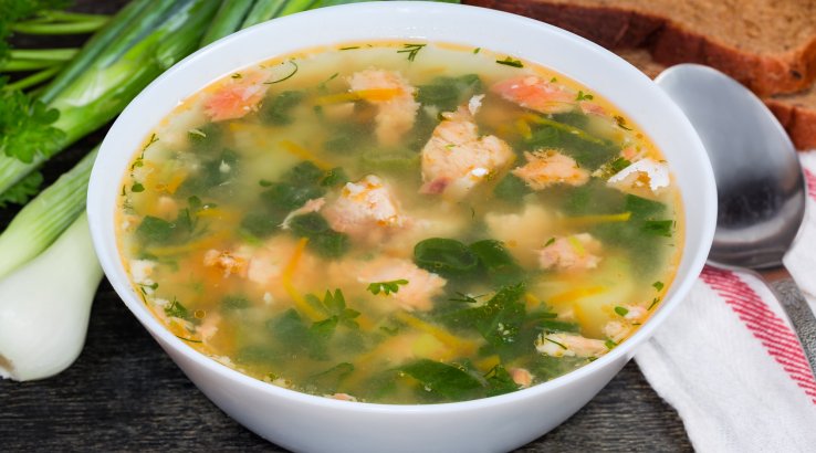 Юшка з лосося