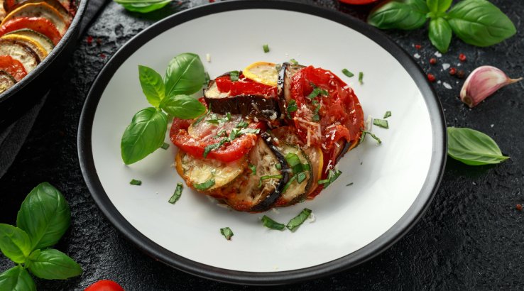 баклажани с помідорами