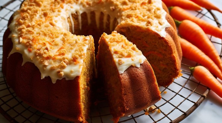 Морквяний пиріг-кільце