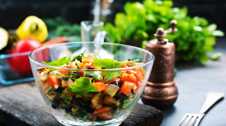 боул з баклажанами