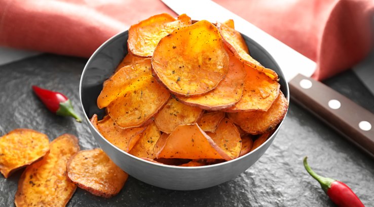 Чипси з солодкої картоплі