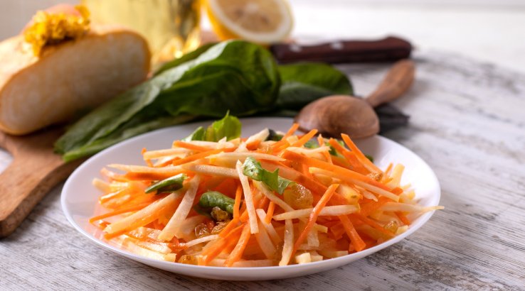 салат з ріпою й морквою