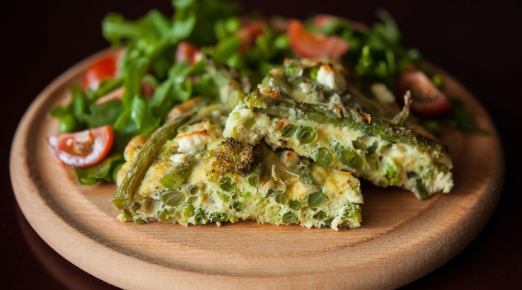 Омлет з квасолею