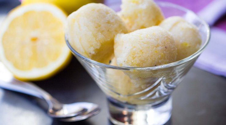Лимонне сорбе