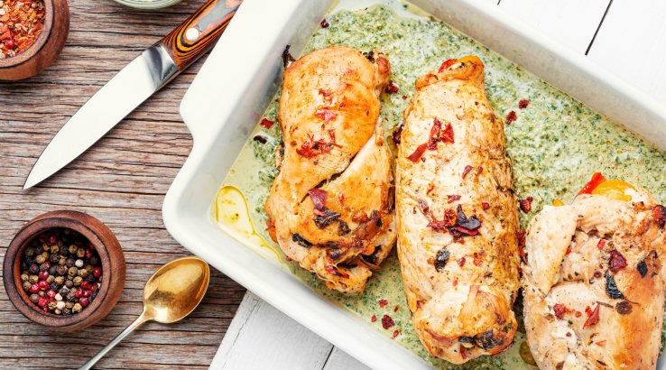 Фаршировані курячі грудки