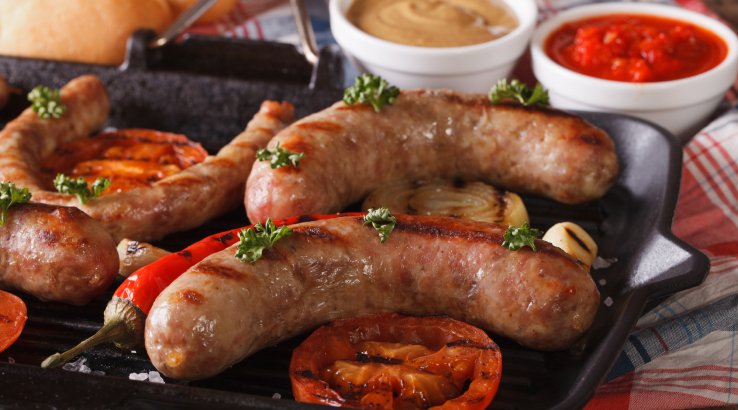 Сосиски в гостро-солодкому соусі барбекю