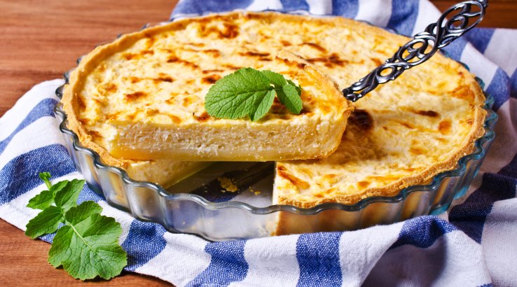 пиріг з кабачками і сиром