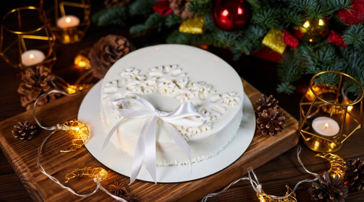 Новорічний медівник з декором