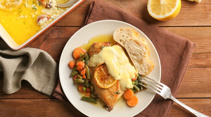 Курятина з лимоном і морквою