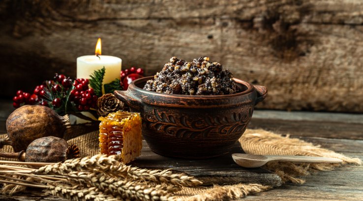 Гуцульська кутя з халвою